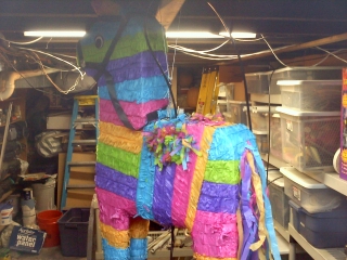 The completed burro