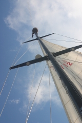 John Goes to the Top of the Mast